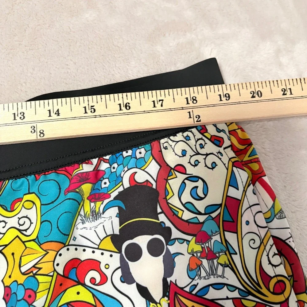 TACHUNTFISH Psychedelic Trippy Board Shorts Mens Multicolor size 3XL Swim Trunks